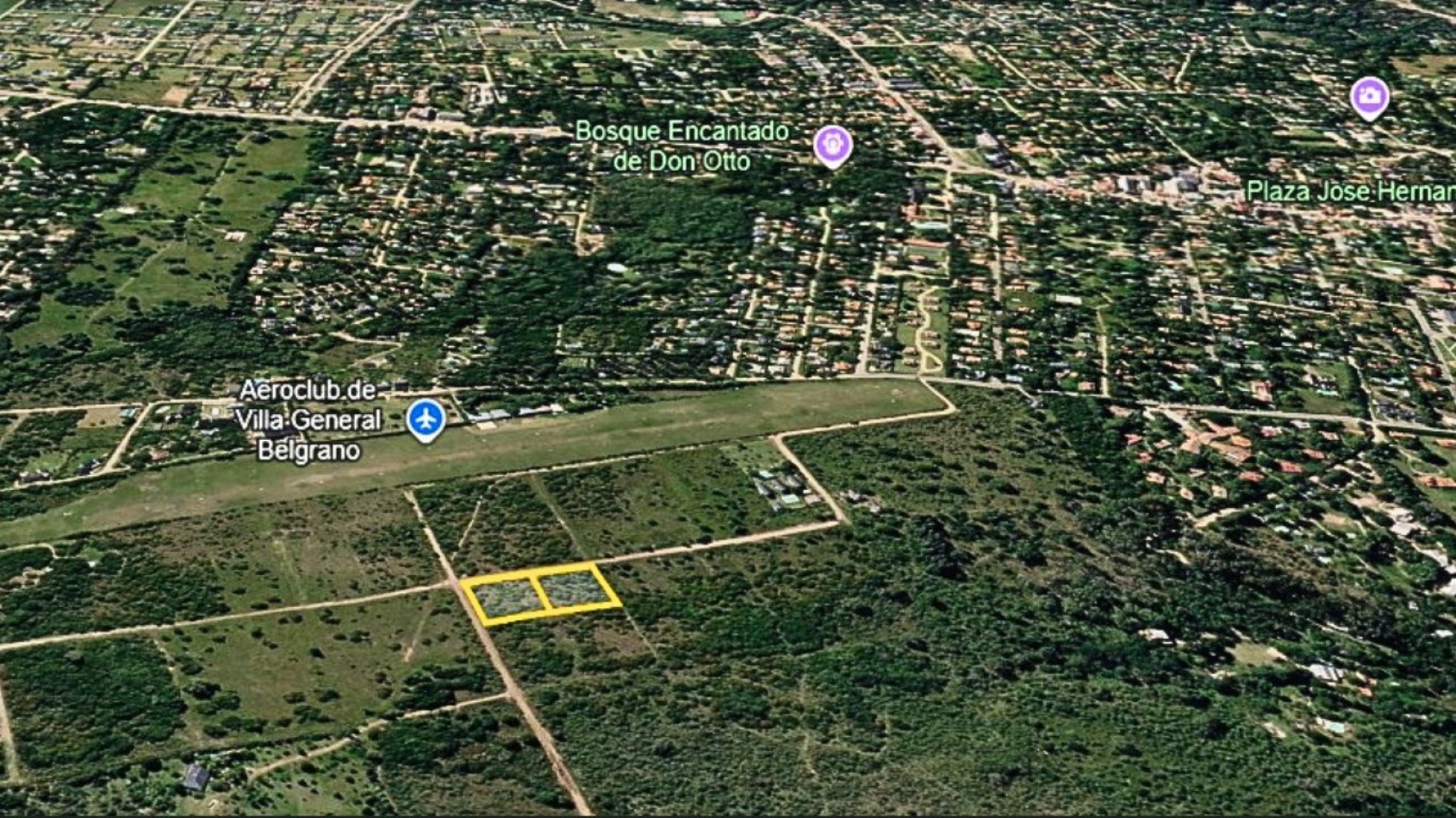 ¡Oportunidad en Villa General Belgrano! Dos lotes de 2000 m2 c/u con excelentes vistas a las sierras y a minutos del centro.